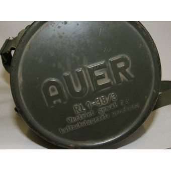 German gas mask canister AUER for Luftschutz. Espenlaub militaria