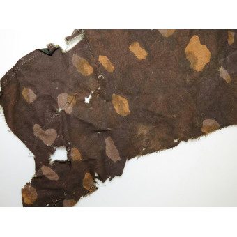 Large SS camouflage fragment Platan pattern number 5. Espenlaub militaria