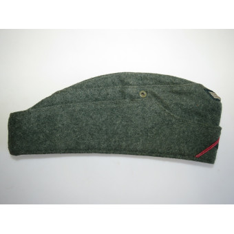 Gorra lateral M 38 para alistados con ribetes carmín. Espenlaub militaria