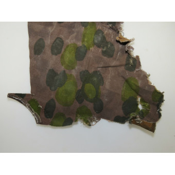 Remnants of SS camouflaged anorak jacket in Platan pattern. Espenlaub militaria