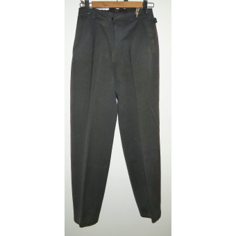 Wehrmacht parade walking trousers with red piping. Espenlaub militaria