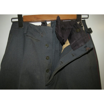 Wehrmacht parade walking trousers with red piping. Espenlaub militaria