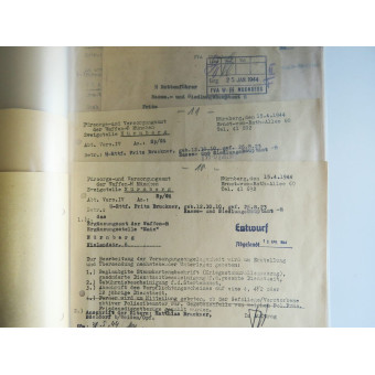 Архивное дело SS-Rottenführer Fritz Bruckner, SS- und Polizeiführer Galizien. Espenlaub militaria