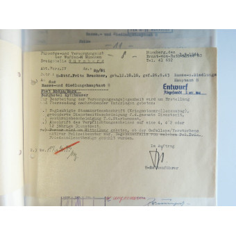 Архивное дело SS-Rottenführer Fritz Bruckner, SS- und Polizeiführer Galizien. Espenlaub militaria