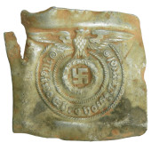 Ранняя алюминиевая пряжка SS Richard Sieper RZM 822 38