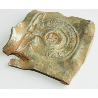 Ранняя алюминиевая пряжка SS Richard Sieper RZM 822 38. Espenlaub militaria