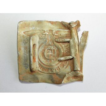 Ранняя алюминиевая пряжка SS Richard Sieper RZM 822 38. Espenlaub militaria