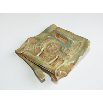 Ранняя алюминиевая пряжка SS Richard Sieper RZM 822 38. Espenlaub militaria