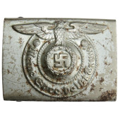 Ранняя стальная пряжка Ваффен-SS Assmann RZM 155/40 SS