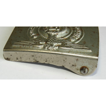 Ранняя стальная пряжка Ваффен-SS Assmann RZM 155/40 SS. Espenlaub militaria