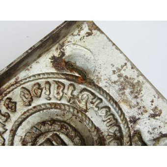 Ранняя стальная пряжка Ваффен-SS Assmann RZM 155/40 SS. Espenlaub militaria