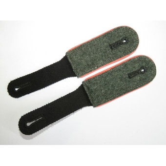 Waffen-SS Shoulder Boards 1942 Pink Piping for Panzertruppe. Espenlaub militaria