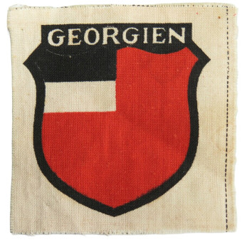 Wehrmacht Georgian Legion Sleeve Shield Printed. Espenlaub militaria