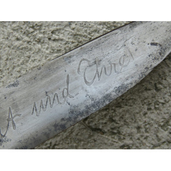 Нож Hitlerjugend F. Plücker RZM M7/62 переходный вариант. Espenlaub militaria