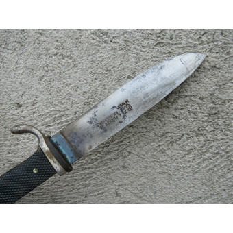 Нож Hitlerjugend F. Plücker RZM M7/62 переходный вариант. Espenlaub militaria