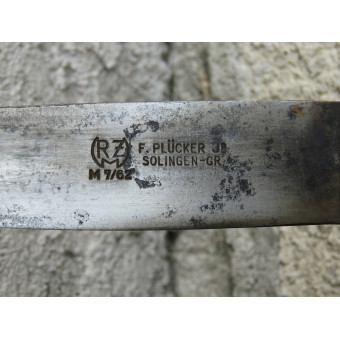 Нож Hitlerjugend F. Plücker RZM M7/62 переходный вариант. Espenlaub militaria