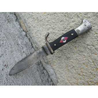 Нож Hitlerjugend F. Plücker RZM M7/62 переходный вариант. Espenlaub militaria