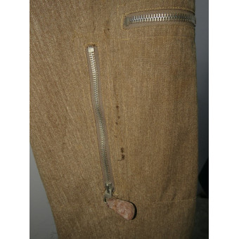 Летный комбинезон Люфтваффе Bekleidungsfabrik Habelt, Carlsheim, Württemberg 1941. Espenlaub militaria