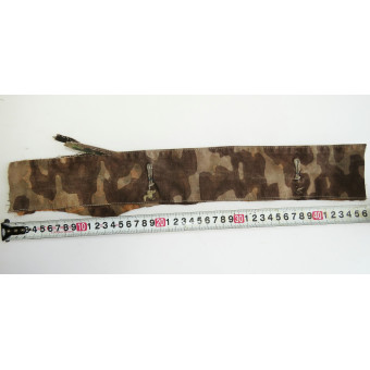 Фрагмент плащ-палатки Platanenmuster надпечать. Espenlaub militaria