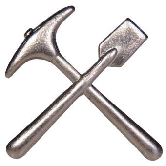 Эмблема на погоны образца 1943 года сапёрных подразделений. Espenlaub militaria