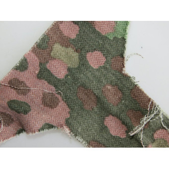 Waffen-SS Camouflage Fabric Fragment Erbsenmuster (Dot 44). Espenlaub militaria