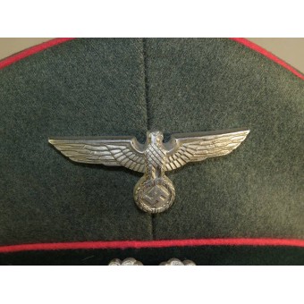 Terzo Reich Panzer o Panzerabwehr ufficiali visiera del cappello. Espenlaub militaria