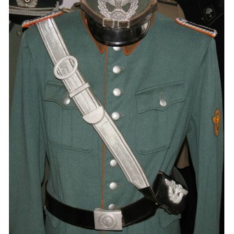 3:e rikets polisparadkartusch med örnmärke och rem.. Espenlaub militaria