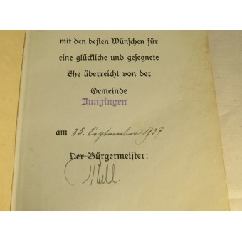 Adolf Hitler - Mein Kampf. Oorspronkelijke uitgave, 254-258 AUFLAGE uit 1937. Espenlaub militaria