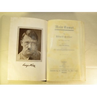 Adolf Hitler - Mein Kampf. Oorspronkelijke uitgave, 254-258 AUFLAGE uit 1937. Espenlaub militaria