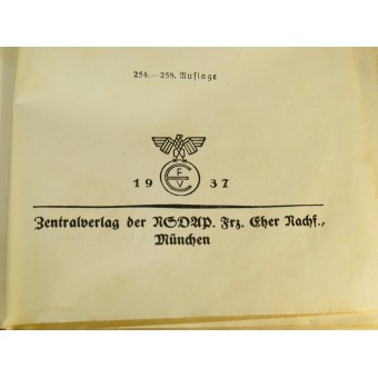 Adolf Hitler - Mein Kampf. Originalausgabe, 254-258 Auflage von 1937. Espenlaub militaria