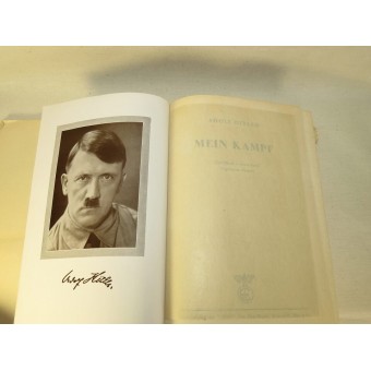 Adolf Hitler- Mein Kampf. Original issue, 721-725 Auflage from 1942. Espenlaub militaria