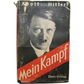 Adolf Hitler - Mein Kampf. Alkuperäinen painos, 721-725 Auflage vuodelta 1942.