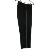 Allgemeine SS or SS-VT black, white piped straight trousers. 