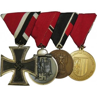Österrikisk veteran medaljstång.. Espenlaub militaria
