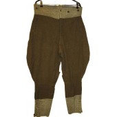 Pantalones de combate soviéticos M35 de lana prestada por Canadá y EE.UU.