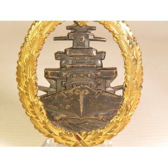 Flottenkriegsabzeichen Der Kriegsmarine - High Seas Fleet Badge door Schwerin, Berlijn.. Espenlaub militaria