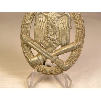 Algemeen Assault Badge Allgemeine Sturmabzeichen, Silver Coated. Espenlaub militaria