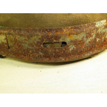 Tedesco fodera del casco Rb NR 0/0251/0111 segnato, 1943 anni datato. dimensioni 68/61. Espenlaub militaria