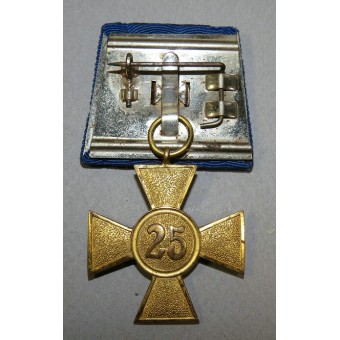 Langjähriges Dienstkreuz - 40 Jahre in der Wehrmacht, mit goldenem Eichenlaub.. Espenlaub militaria