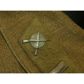 M 35 Infantery Gymnasterka, WW2-periode gemaakt, met de geschiedenis van de eigenaar!. Espenlaub militaria