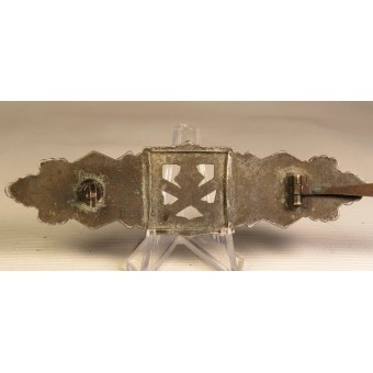 Nahkampfspange in Silber Close Combat Clasp, silverklass av F&BL. Espenlaub militaria