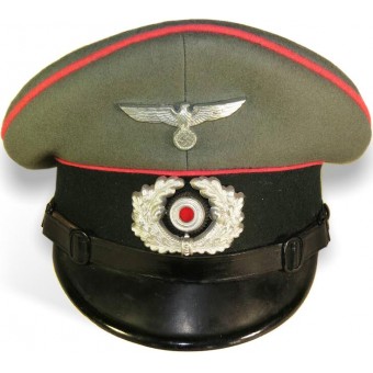 Panzer ou sous-officiers Panzerabwehr visière chapeau.. Espenlaub militaria