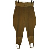 Pantaloni da combattimento RKKA M 35 in lana canadese della Prima Guerra Mondiale.