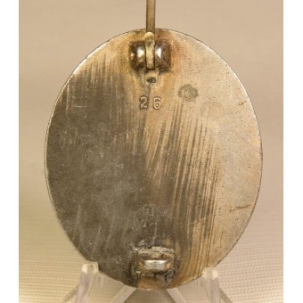 Verwundetenabzeichen Silberissä, hopealuokan haavamerkki merkitty 26. Espenlaub militaria