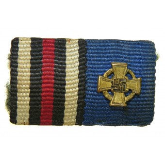 3ème barre de ruban de décoration Reich 1914-1918 et le service. Espenlaub militaria