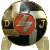 Distintivo dei membri del DJ del Terzo Reich Deutsche Jungfolk.