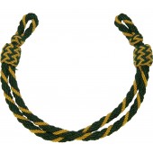 Justizbeamte/ gorra de visera de oficial de justicia del 3er Reich en tiempos de la guerra, cordón de barbilla amarillo/verde,