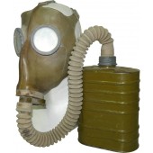 Sovjetisk gasmask från före andra världskriget BN T4 med mask MOD 08
