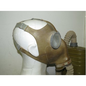 Sovjetisk gasmask från före andra världskriget BN T4 med mask MOD 08. Espenlaub militaria