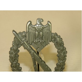 WW2 Infanteriets överfallsmärke, zink. Espenlaub militaria